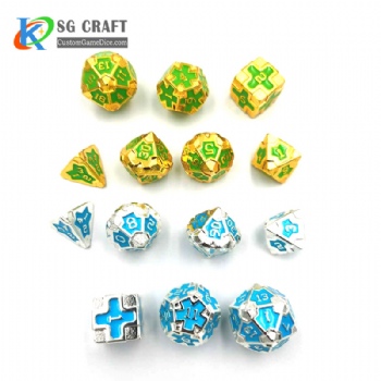 IRON MAN  METAL DICE SET