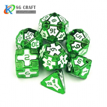 IRON MAN METAL DICE SET