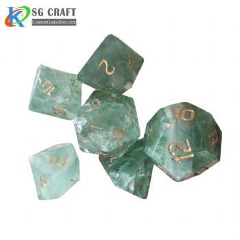 SGSD031 Green Fluor Stone Dice