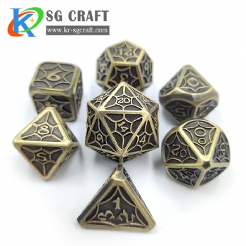 SGHSMN2020 Black Color Enamel Metal Dice