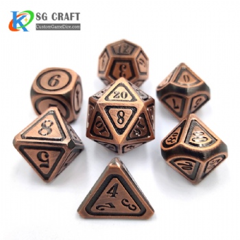 SGHSM2019 Black Color Enamel Metal Dice