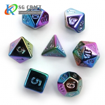 TQ12 Rainbow Acrylic Dice