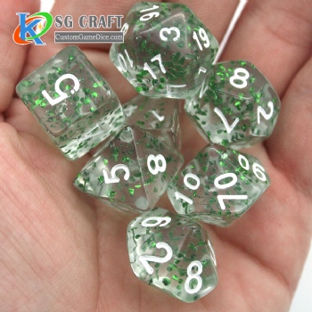 TQ06-2 Glitter Dice Set