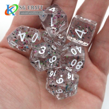 TQ06-5 Glitter Dice Set