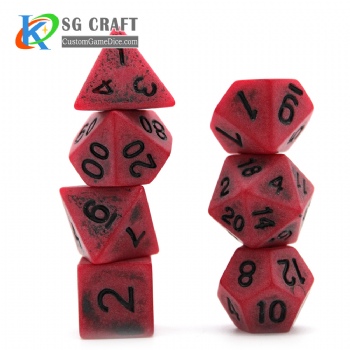 TQ08-1 Ancient Dice Set (Single Color)