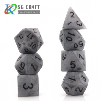 TQ08-4 Ancient Dice Set (Single Color)