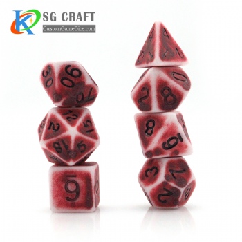 TQ08-5 Ancient Dice Set (Single Color)