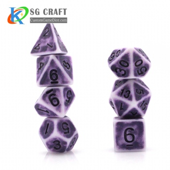 TQ08-7 Ancient Dice Set (Single Color)