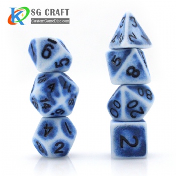 TQ08-8 Ancient Dice Set (Single Color)