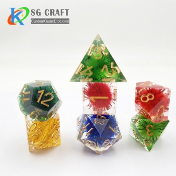 SGS-25 Transparent Colorful Set With Ball Top 