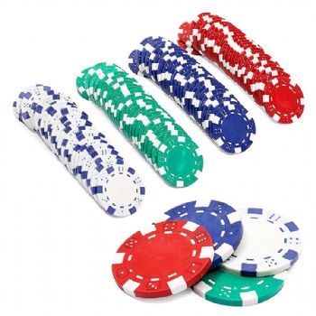 Clay Poker Chips Casino Gambling Game