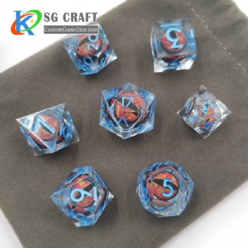 SGS-63 Red eyeball Sharp Edge Dice