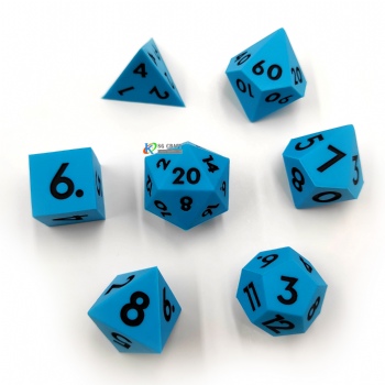 Blue Silicone Dice with Sharp Edge