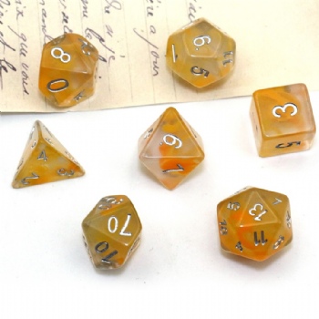 Resin dice, professional custom dice